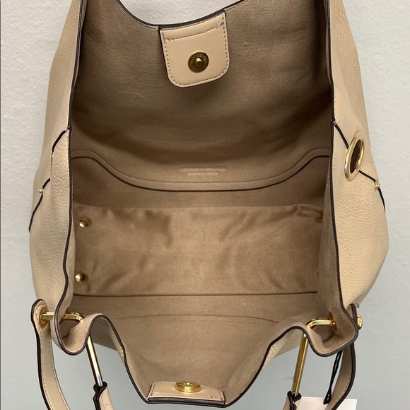 Sondra Roberts Squared | Stone Vegan Leather Tote Satchel Shoulder Bag - Picture 3 of 13